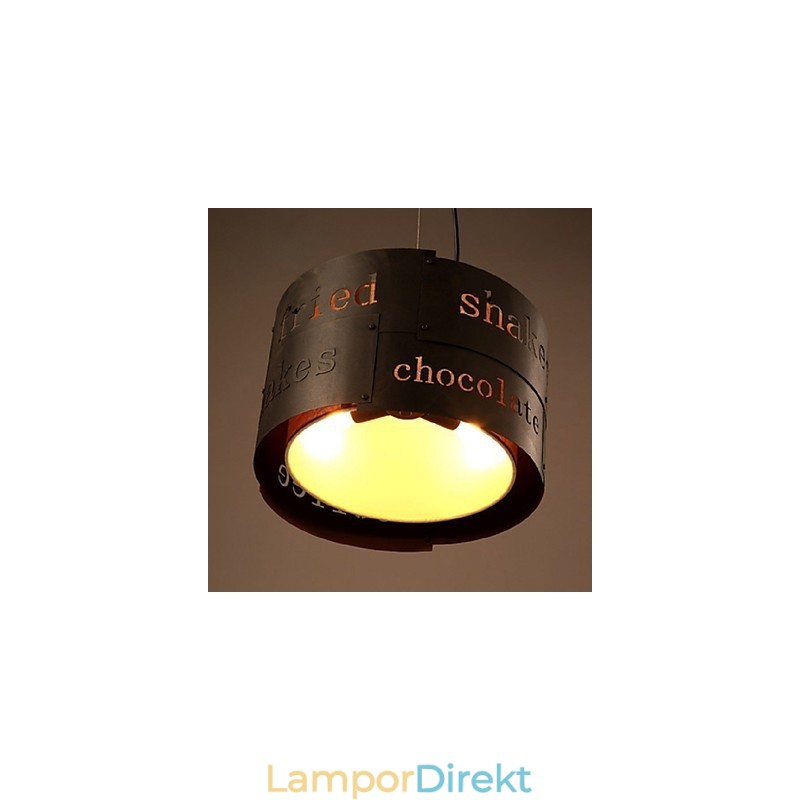 Loft Modernt Mode Nordisk Konst Kreativt Tyg Pendellampa Cafe Lamp Pendelljus Dia 35Cm