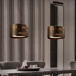 Loft Modernt Mode Nordisk Konst Kreativt Tyg Pendellampa Cafe Lamp Pendelljus Dia 35Cm