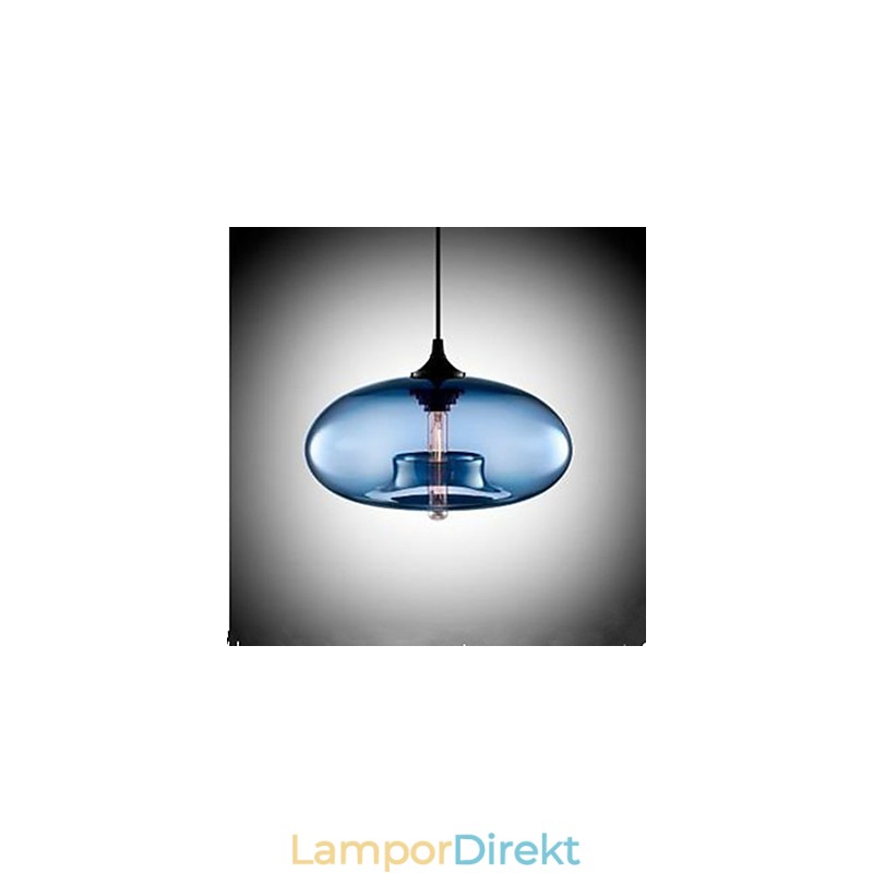 Den Runda Ljuskronan I Glas