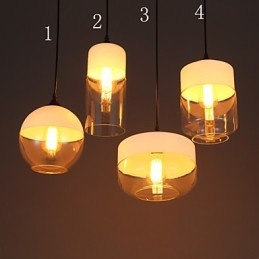 Nordic Creative Stair Shop'S Art Smidesjärn Glas Ljuskrona Lampa