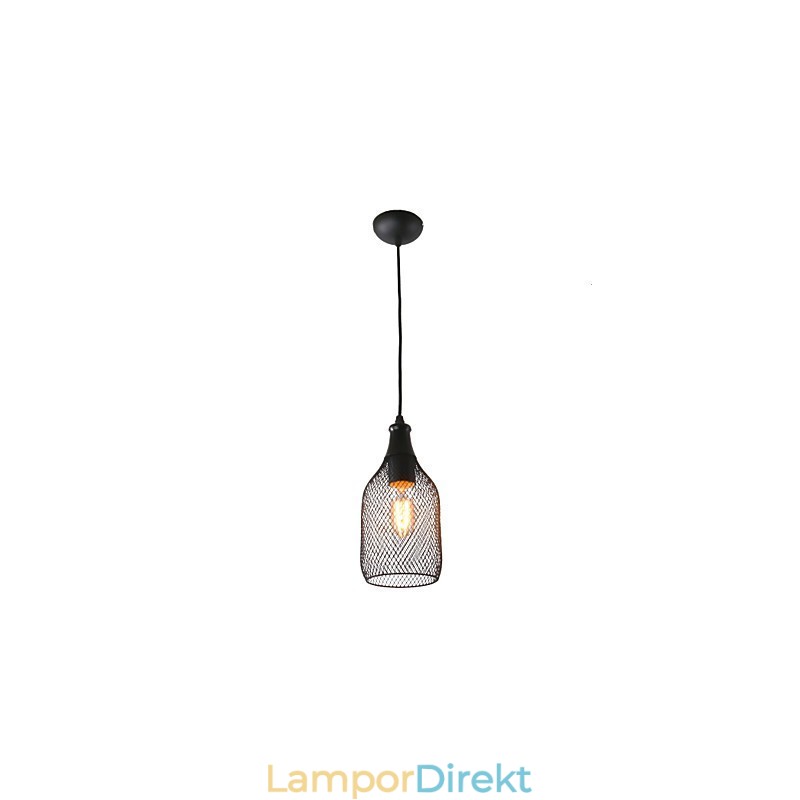Pendellampor Mini Style Rustic Lodge Retro Country Garage Metal