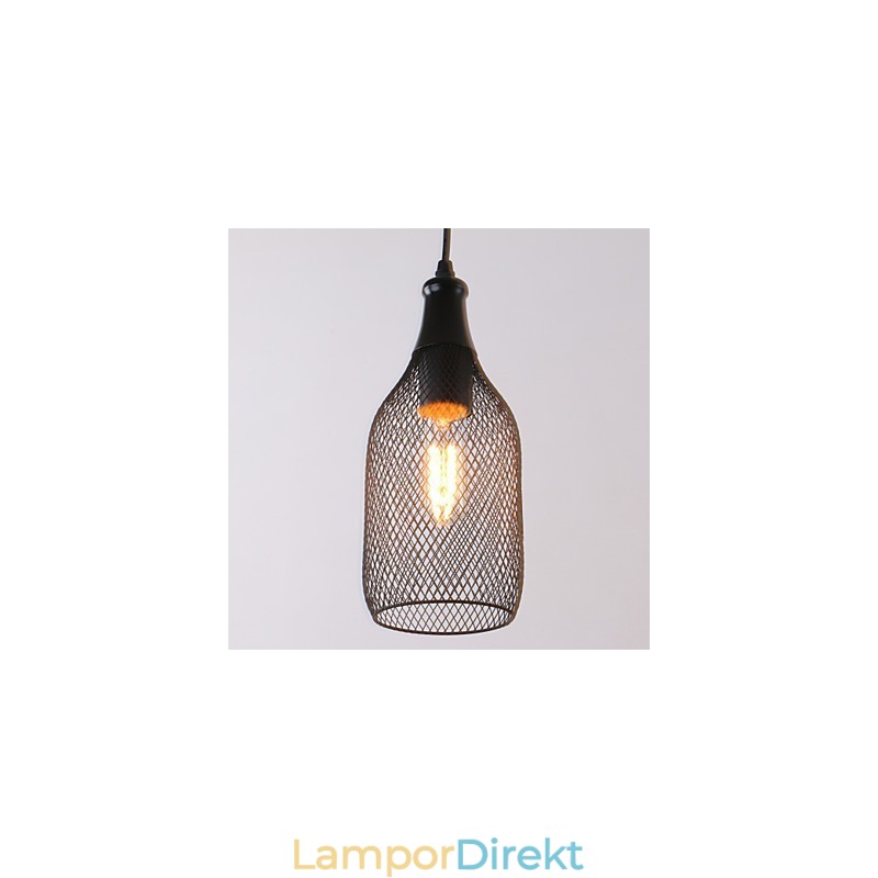 Pendellampor Mini Style Rustic Lodge Retro Country Garage Metal