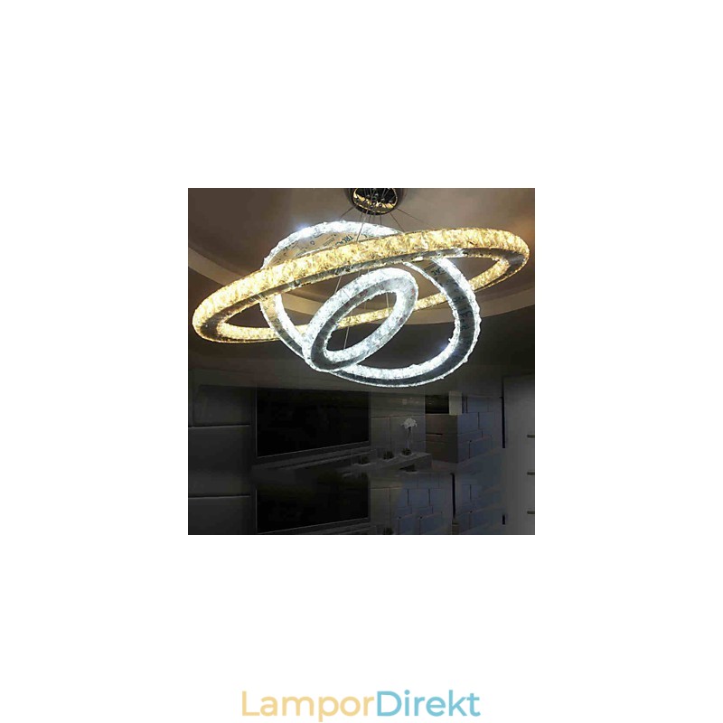 Crystal Ceiling Lights Hängande Ljuskrona Belysningsarmaturer