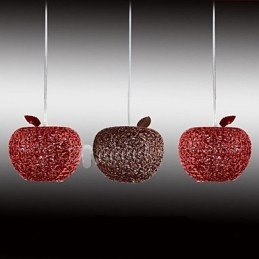 Vävd Aluminium Ljuskrona Med Tre Huvudlampa Apple