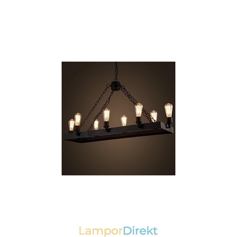 Modern Retro Loft Ljuskrona Amerikansk Country Ljuskrona Creative Industrial Cafe Lamp Lights