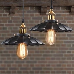 Retro Klassisk Europeisk Stil Taklampa Metal Art Droplight