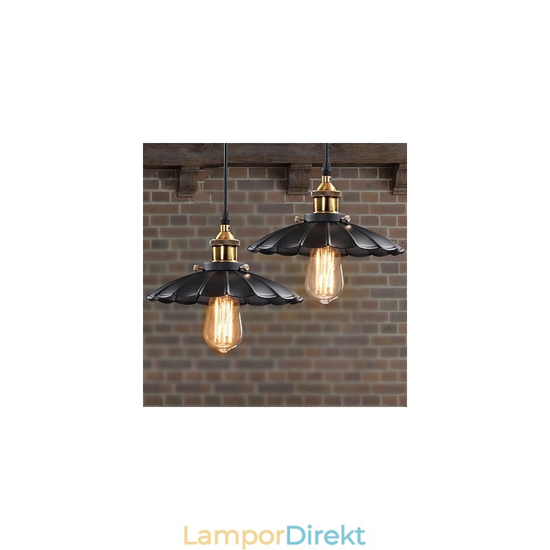 Retro Klassisk Europeisk Stil Taklampa Metal Art Droplight