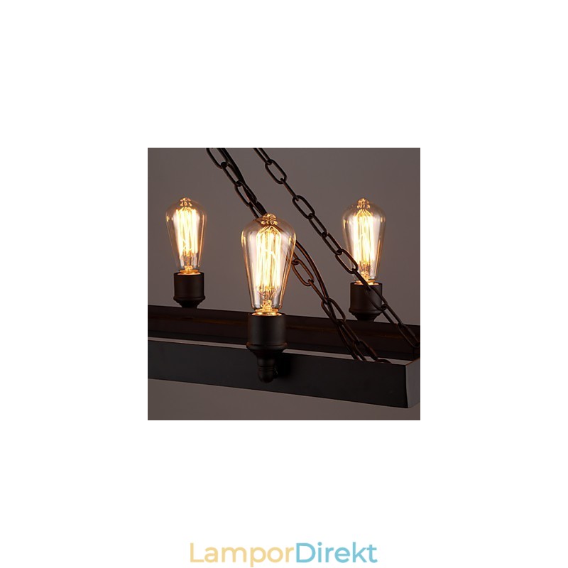 Modern Retro Loft Ljuskrona Amerikansk Country Ljuskrona Creative Industrial Cafe Lamp Lights