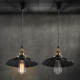 Retro Klassisk Europeisk Stil Taklampa Metal Art Droplight