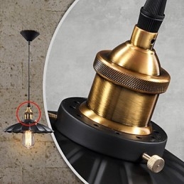 Retro Klassisk Europeisk Stil Taklampa Metal Art Droplight