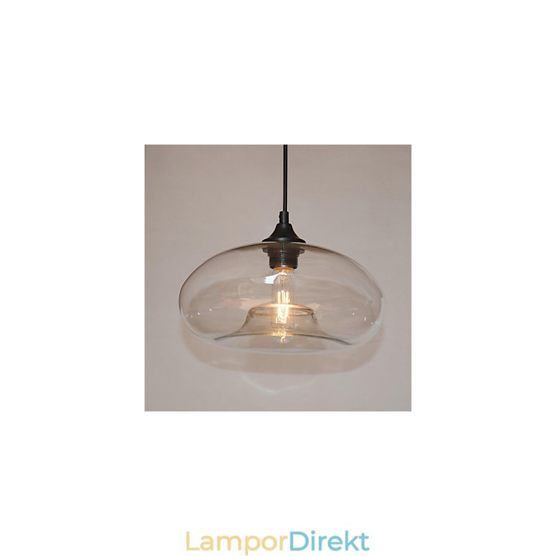 Modern Karakteristisk 1 Ljushänge Med Genomskinlig Skärm