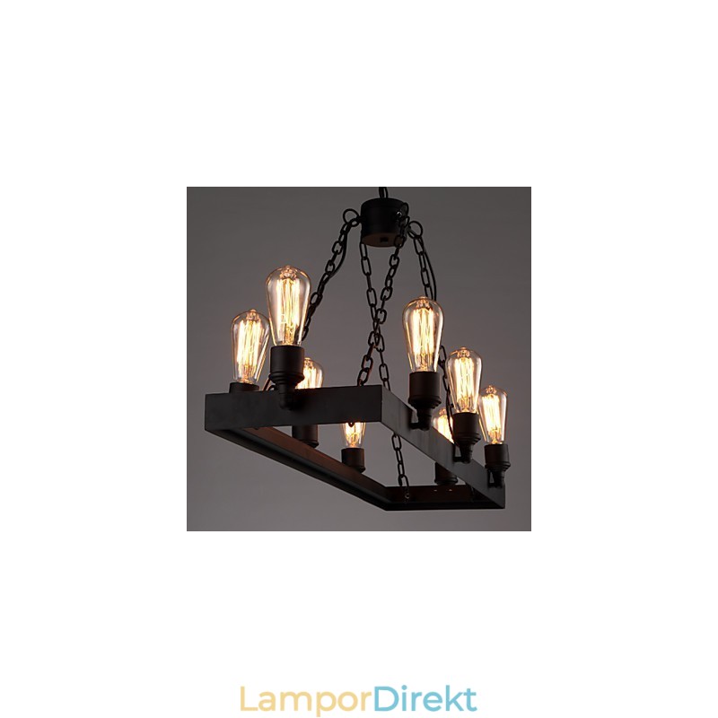 Modern Retro Loft Ljuskrona Amerikansk Country Ljuskrona Creative Industrial Cafe Lamp Lights