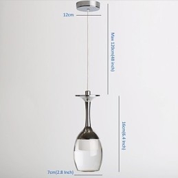 Pendellampor 1 Ljus Mini Style Modern Contemporary Metal