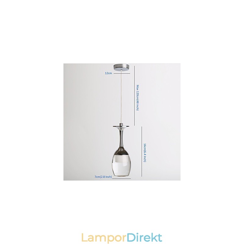 Pendellampor 1 Ljus Mini Style Modern Contemporary Metal