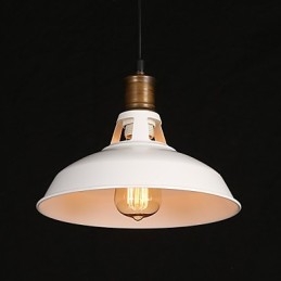 Amerikansk Country Style Originalitet Single Head Smidesjärn Hollow Out Droplight Lampa