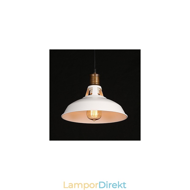 Amerikansk Country Style Originalitet Single Head Smidesjärn Hollow Out Droplight Lampa
