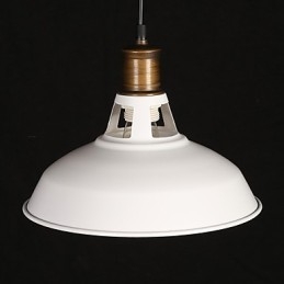 Amerikansk Country Style Originalitet Single Head Smidesjärn Hollow Out Droplight Lampa