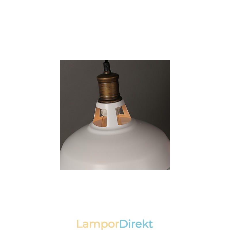 Amerikansk Country Style Originalitet Single Head Smidesjärn Hollow Out Droplight Lampa