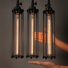 Kreativ Europeisk Stil Som Återställer Gamla Sätt Smidesjärn Alcatraz Single Head Droplight