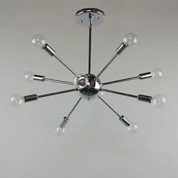 Country Mini Stil Krom Metall Taklampa