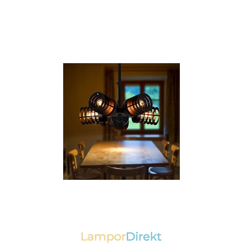 Retro Klassiska Metall Taklampor Enkla Hänglampor Cafe Hänglampa