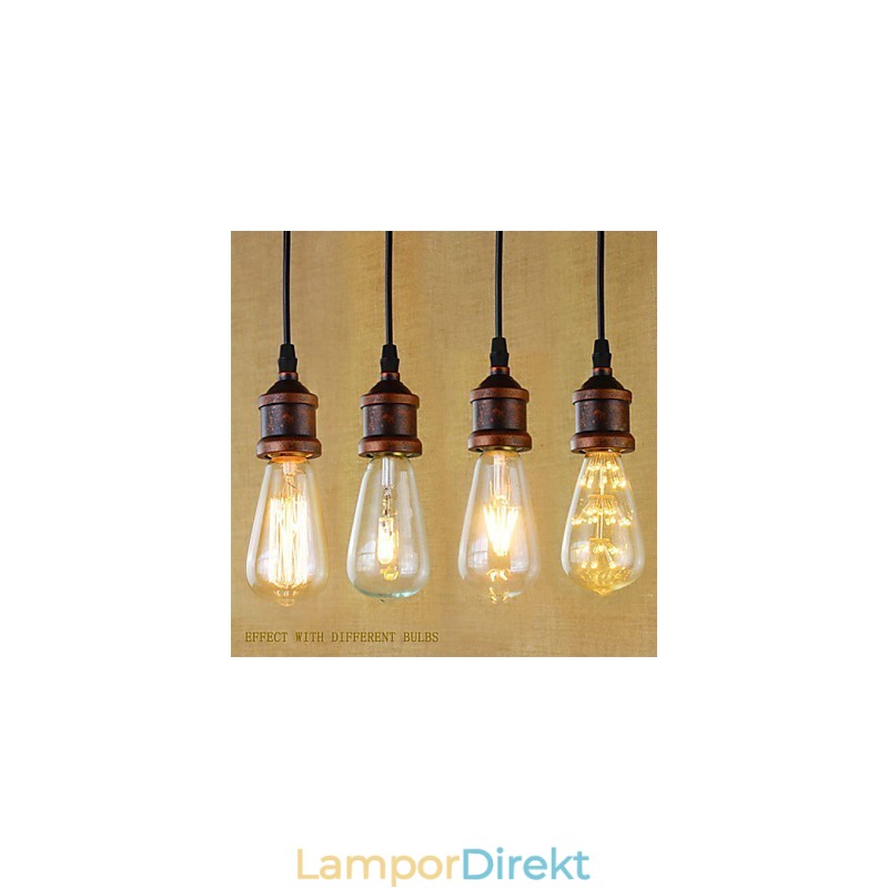 Pendellampor Traditionell Klassisk Vintage Retro Country Garage Metal