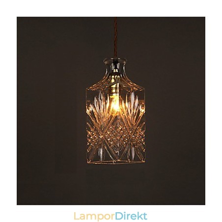 Romantisk Flaska Kreativa Snidade Konst Glas Ljuskrona Ljus Hängande Ljus Romantisk Flaska Kreativa Snidade Konst Glas Ljuskrona Ljus Hängande Ljus