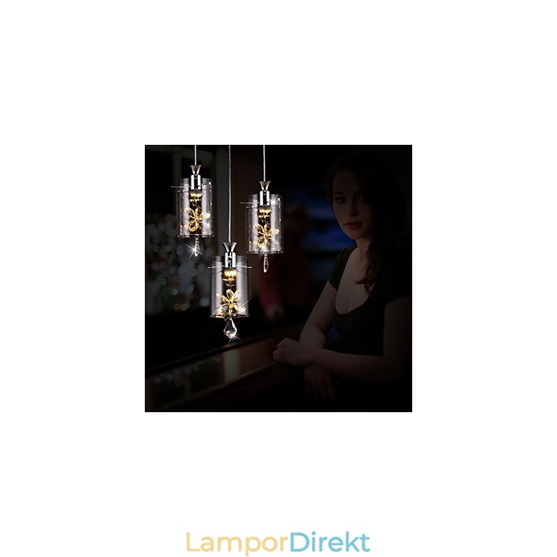 Modern Contemporary Crystal Others Glass Pendel Light