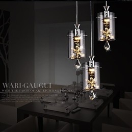 Modern Contemporary Crystal Others Glass Pendel Light