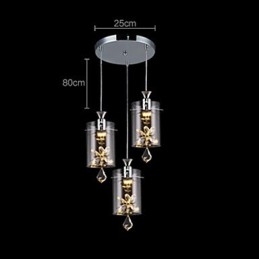 Modern Contemporary Crystal Others Glass Pendel Light