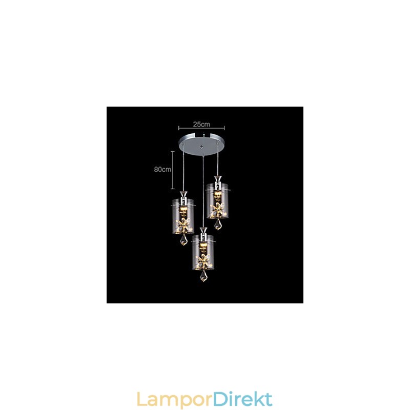 Modern Contemporary Crystal Others Glass Pendel Light