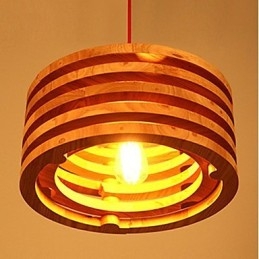Willow Wood Lampa Ljuskrona Trä