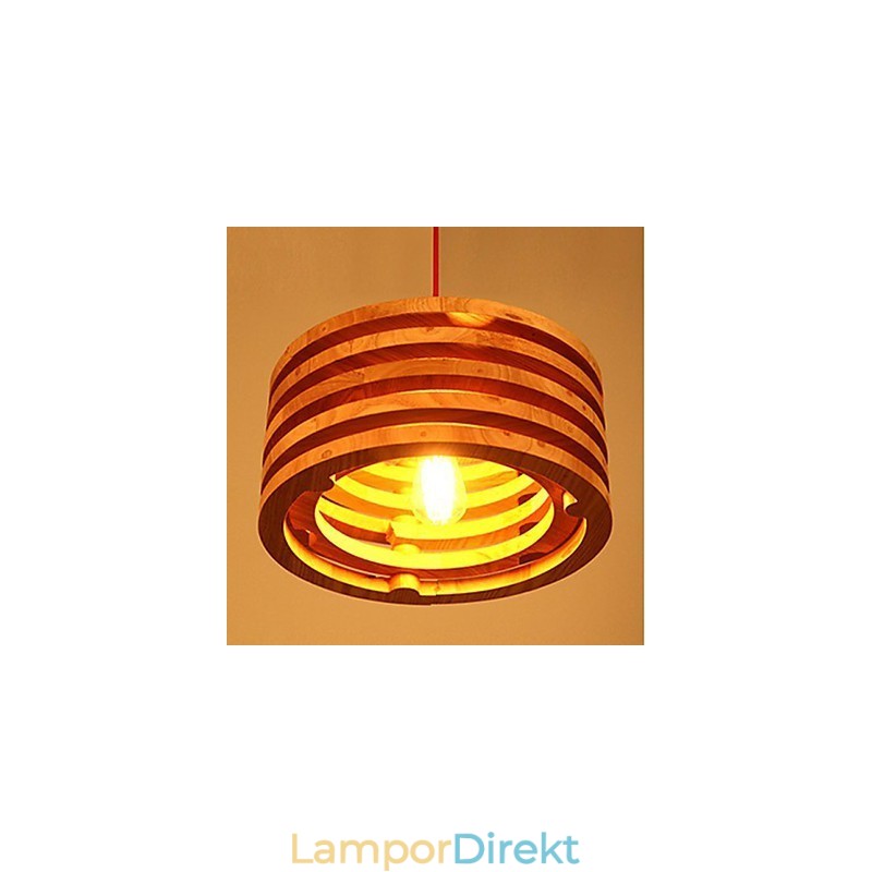 Willow Wood Lampa Ljuskrona Trä
