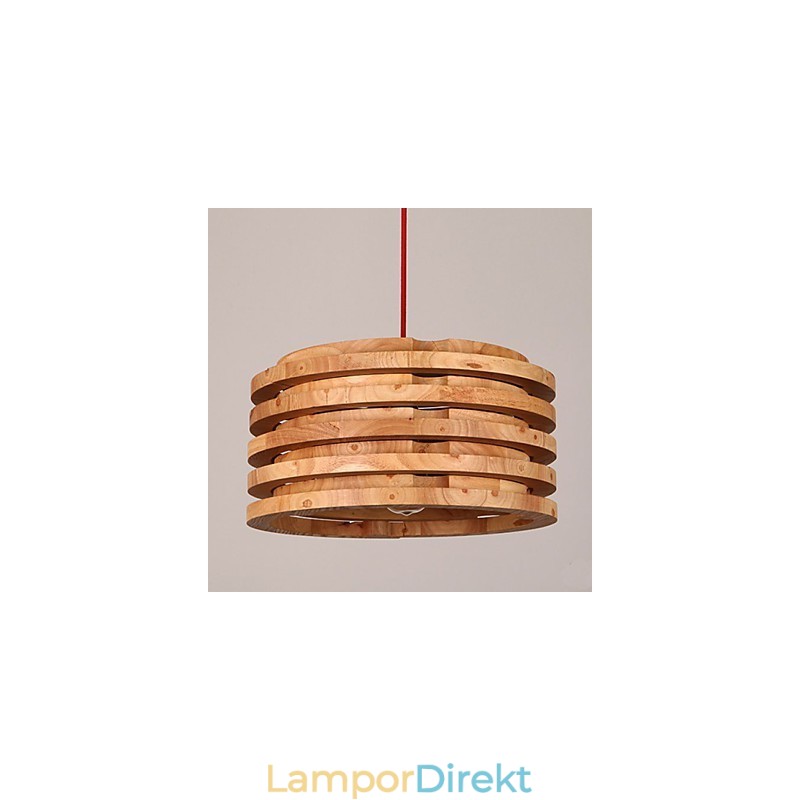 Willow Wood Lampa Ljuskrona Trä