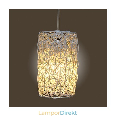 Modern Lantlig Cany Art Vävd Rotting Enkelhuvud Droplight Lampa Modern Lantlig Cany Art Vävd Rotting Enkelhuvud Droplight Lampa