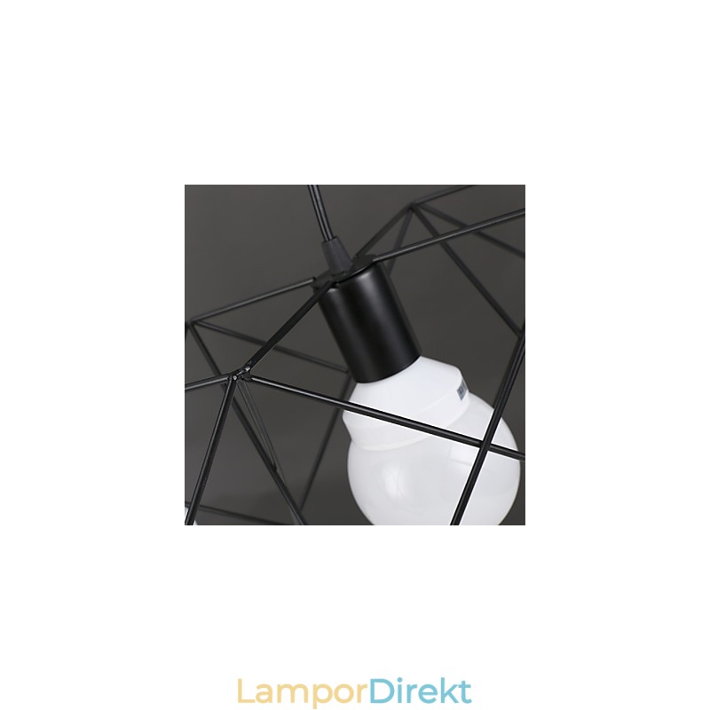 Kontrakterad Och Modern Kreativ Design Med Enkel Smidesjärnshuvud Droplight