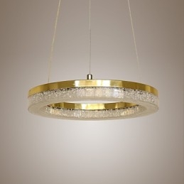 Kristall Pendellampa Gyllene Modern Lampa