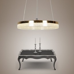 Kristall Pendellampa Gyllene Modern Lampa