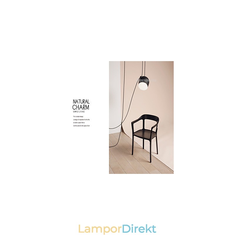 Modern Samtida Målning Metall Taklampa