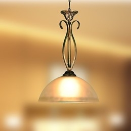 Northern Rural Bordslampa Är Modern Och Kontrakterade Idéer Single Head Droplight Glaslampa