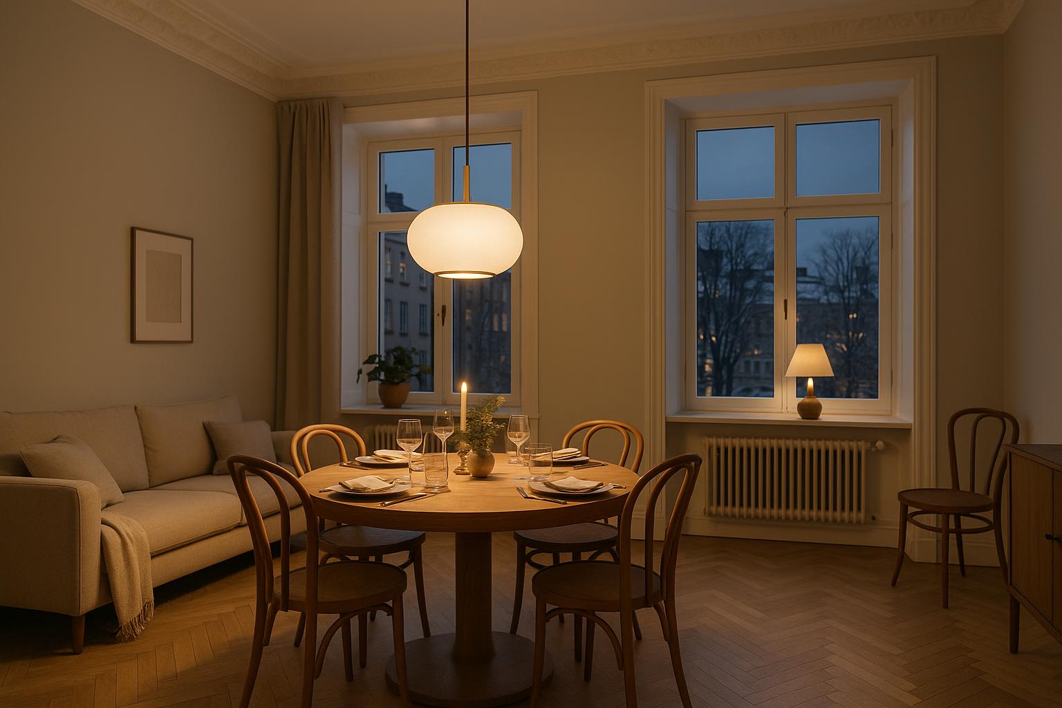 Hängande taklampa: så väljer du rätt pendelljus för svenska hem